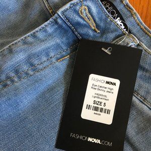 Fashion Nova Ava Distressed Skinny Jeans